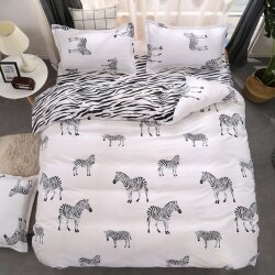 Комплект постельного белья Zebra (полуторный)